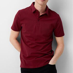 Simons Le31 red organic cotton polo shirt